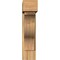 Ekena Millwork Funston Block Rough Sawn Bracket w/ Offset Brace, Western Red Cedar, 8"W x 26"D x 34"H BKT0806X26X34FST05RWR - alternate 4